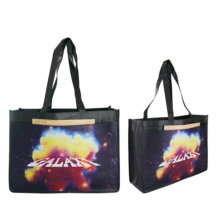 Fully Sublimated 16"x 12" Evermore Shopper 100 GSM PET Non-Woven Tote Bag 1