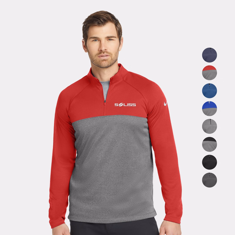 Nike Therma-FIT 1/2-Zip Fleece 7 oz. w/ Screen Print Jacket
