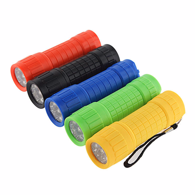Mini 9 LED Flashlights