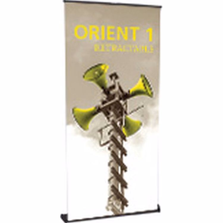 Orient 1000 Black Retractable Banner Stand