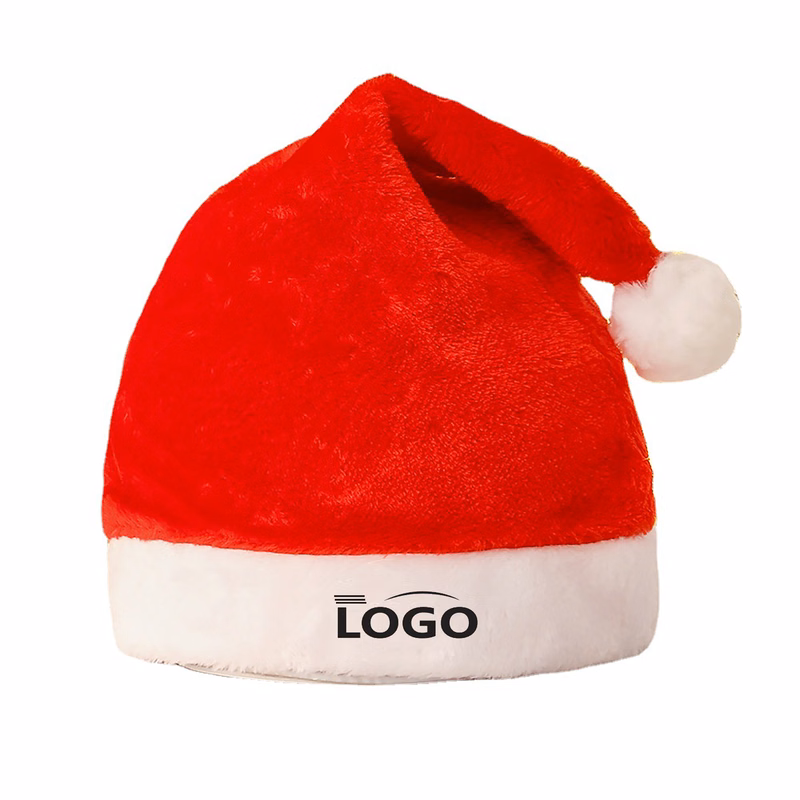 Christmas Santa Hat with Plush Design