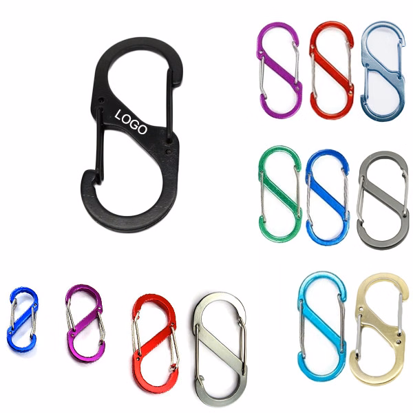 S-shape Aluminum Carabiner (1 9/16" W x 3 7/16" H)