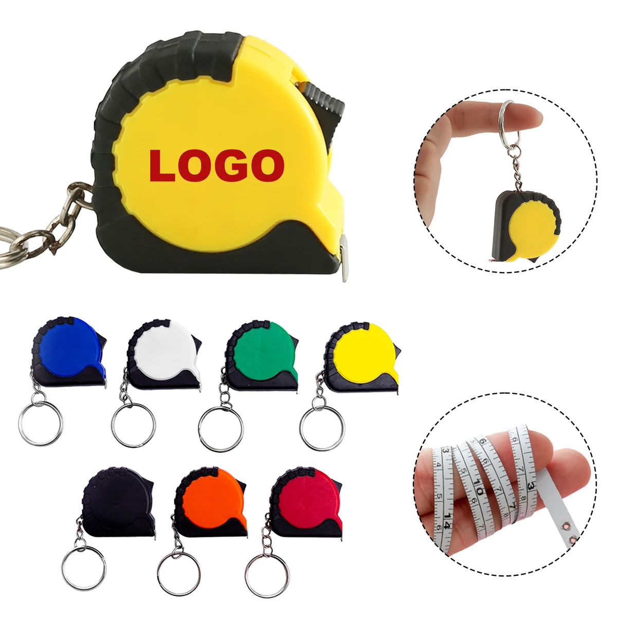 Mini Portable Tape Measure Keychain 1