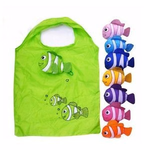 Animal Pattern Decorative Portable Folding Shopping Bag