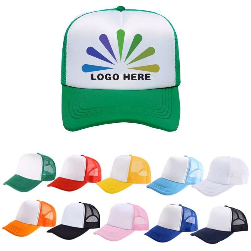 Full Color Foam Mesh Back Trucker Cap