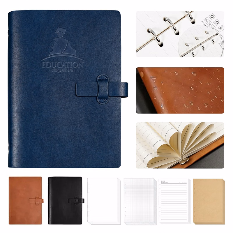 A5 Leather Refillable Premium Vintage Travel Notebooks