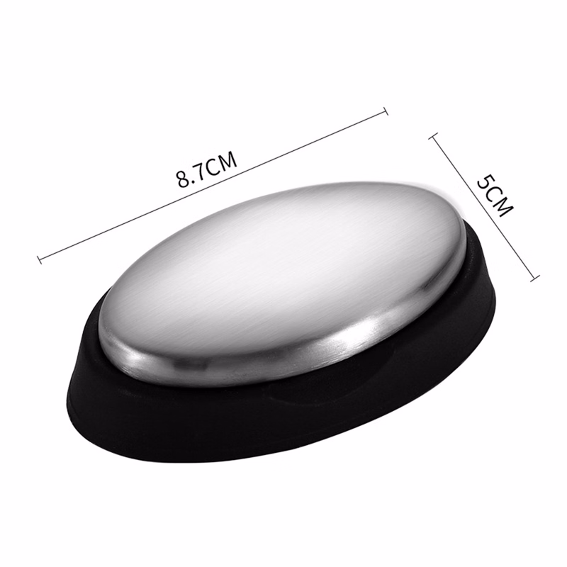 Small Stainless Steel Oval Soap