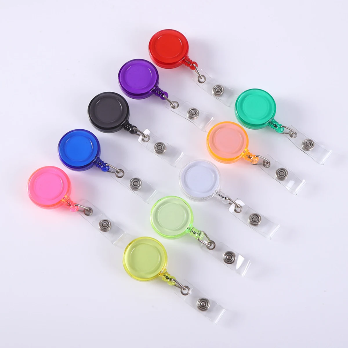 Multi-Purpose Anti-lost Buckle Retractable Reel Badge Holder 1