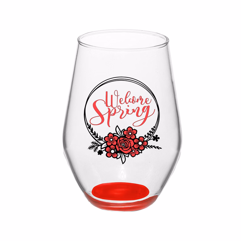 19oz Brigid Stemless Red Wine Glasses (2 Color)