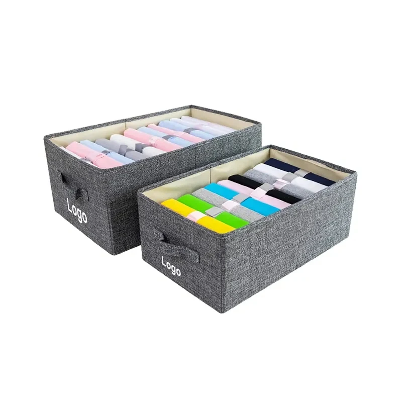 Fabric Storage Bins Cube With Double Handle 1