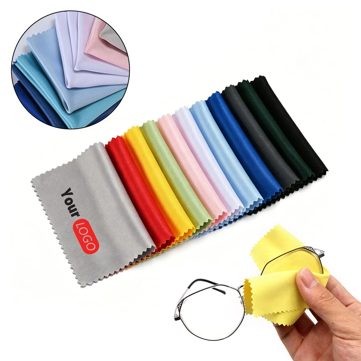 MOQ50 Microfiber Eyeglass Cleaning Cloth 1