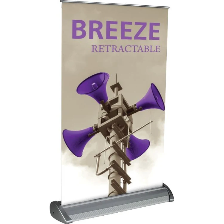 Breeze 2 Tabletop Banner Stand with Vinyl Graphic 1