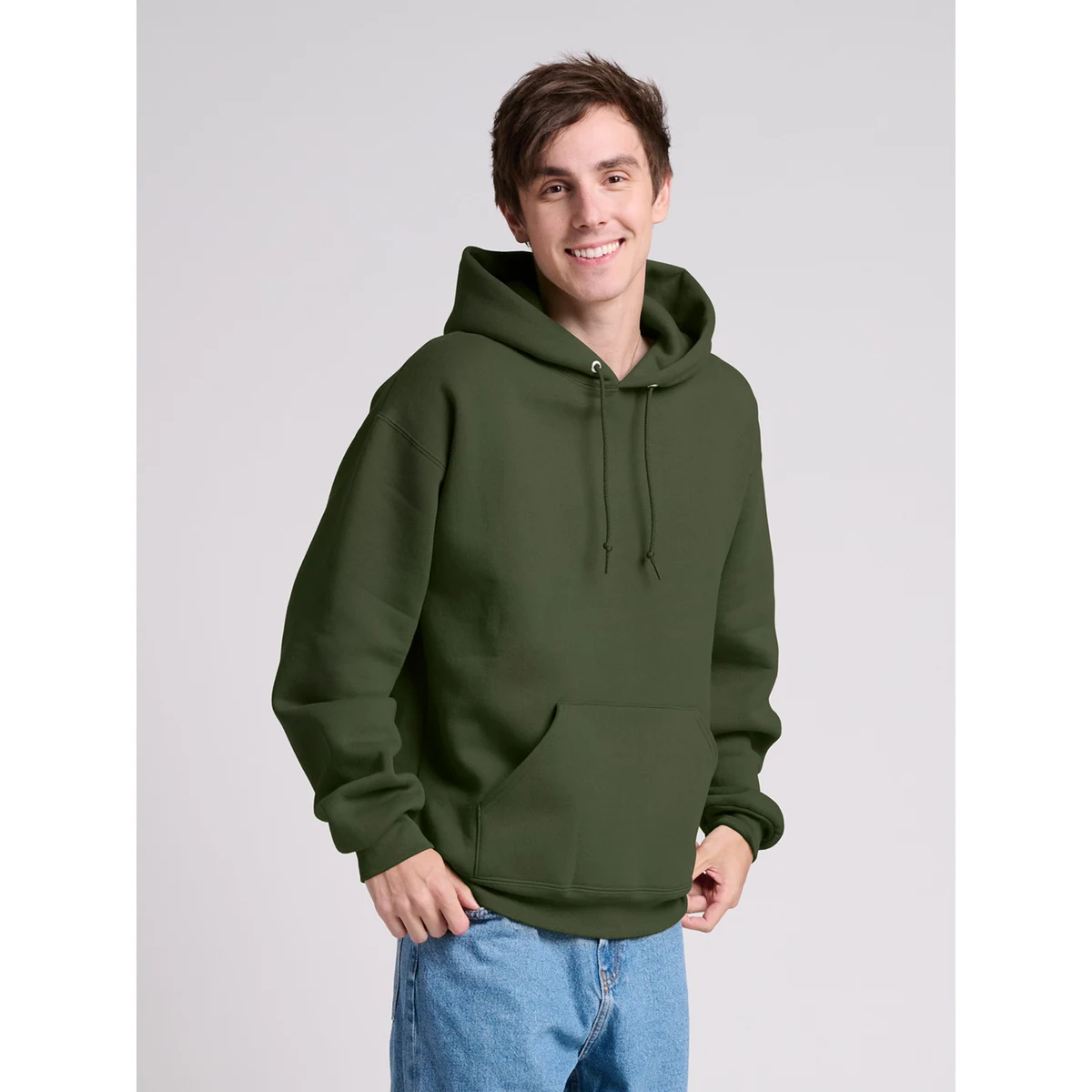 NEW JERZEES Rugged™ Unisex Hooded Sweatshirt 1