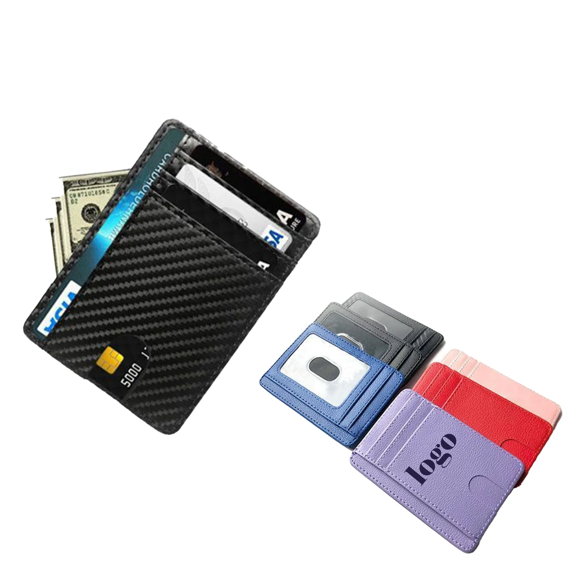 Credit Card Holder Wallet Made Of PU Leather 1