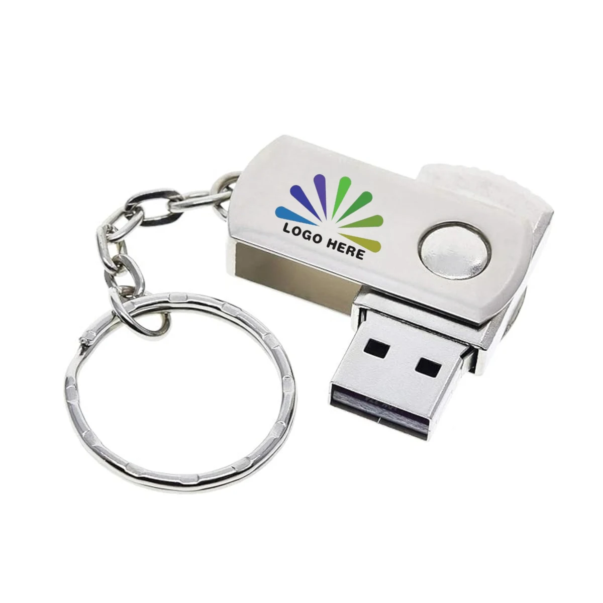 4GB Small USB C Flash Drive With Keychains 1