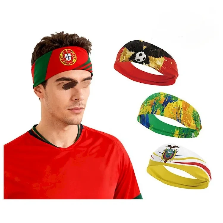 2026 Football Game Fan Flag Hairbands 1