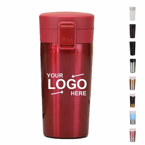 Custom 13 oz Stainless Steel Double Wall Vacuum Mug — Office & On-the-Go Beverage