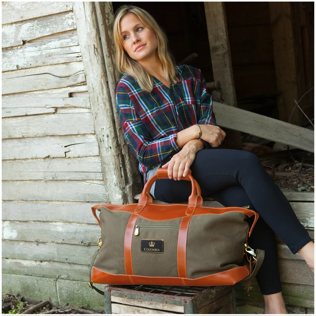 Pine Canyon Leather Duffel Bag 1