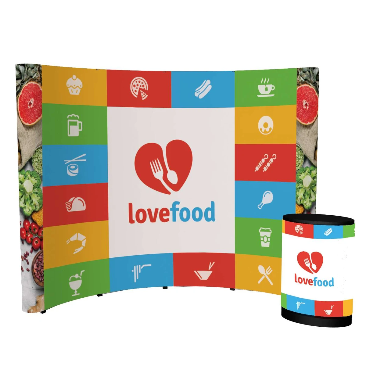 10' Echo Pop-Up Display Kit (Mural) 1