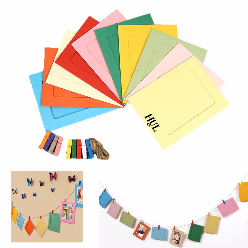 Colorful Cardstock Photo Frame Folder