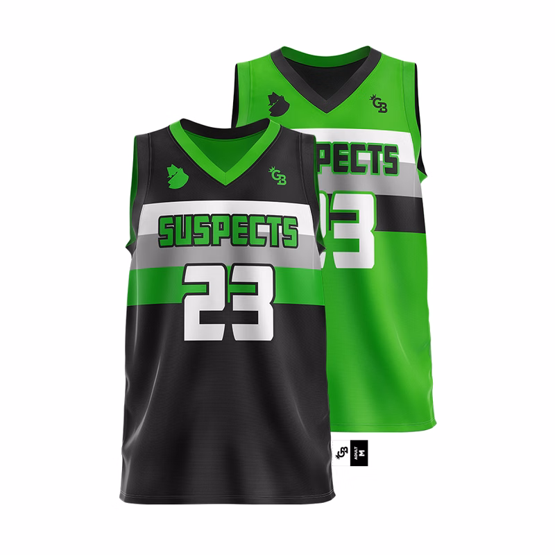 Reversible V-Neck Basketball Jersey