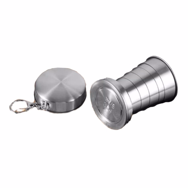 MOQ100 304 Stainless Steel Foldable Cup