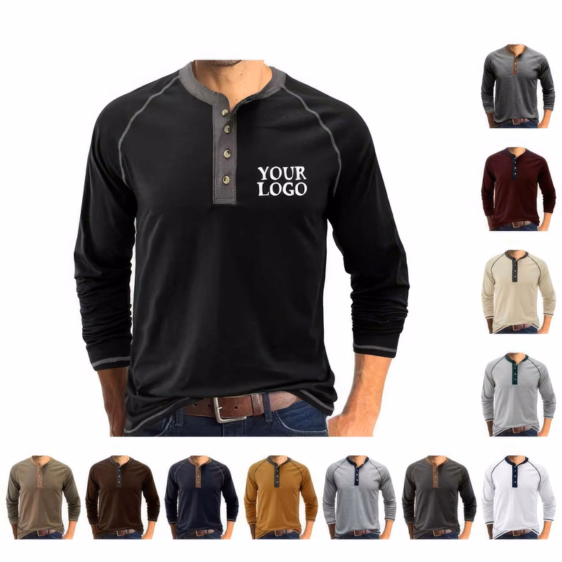 Custom Men's Long Sleeve Shirts