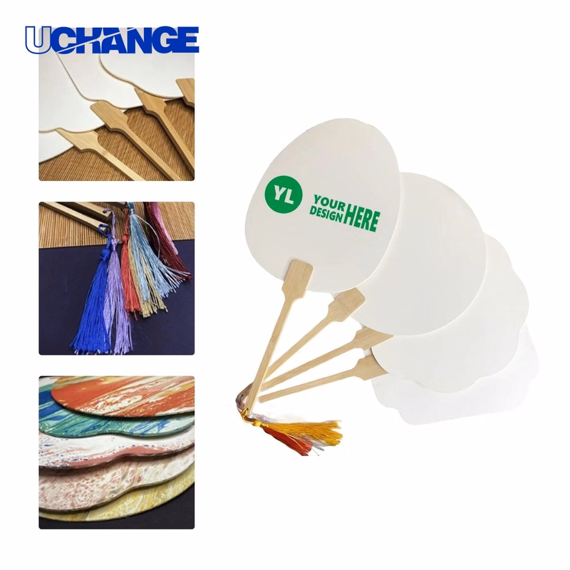 DIY Blank Folding Hand Fan