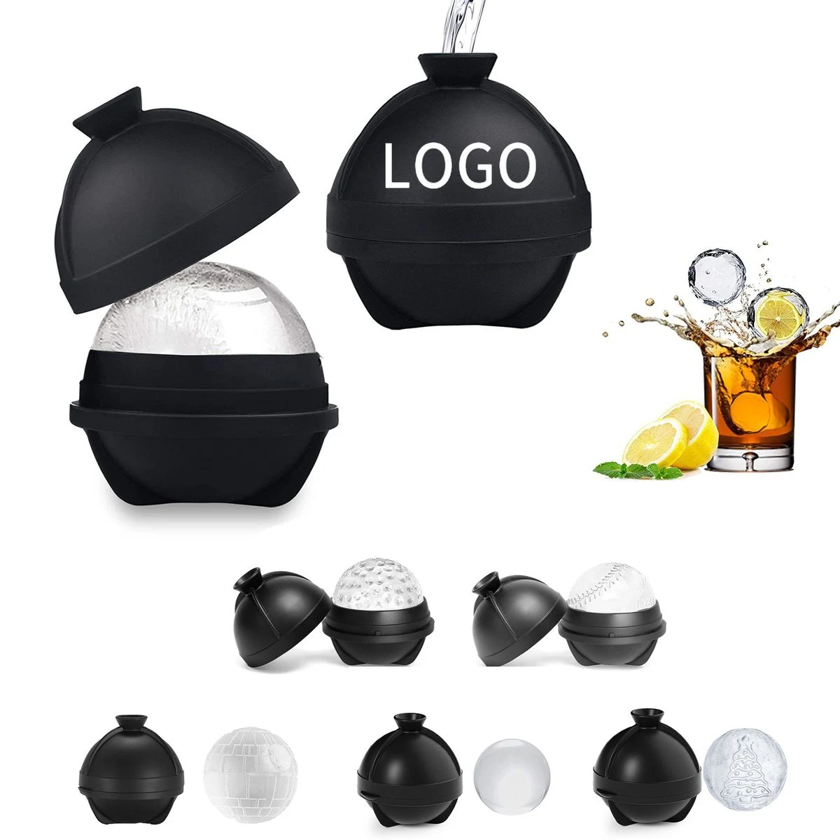 Non-Stick Silicone Ice Sphere Mold ?C BPA-Free & Food-Grade 1