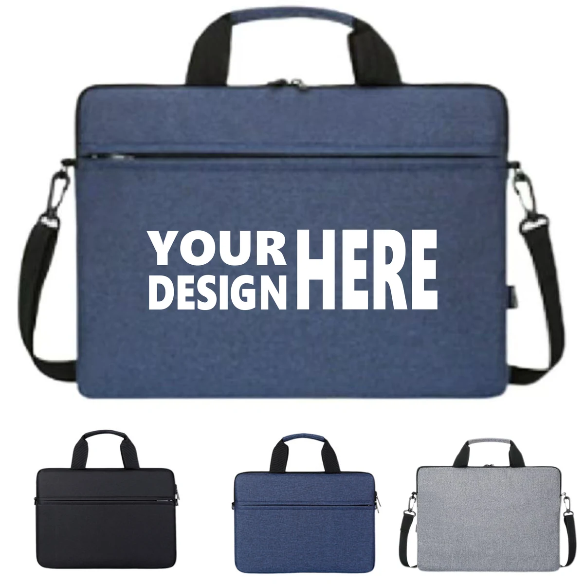 Laptop Bag Equipped with Carry Handle and Shoulder Strap 1