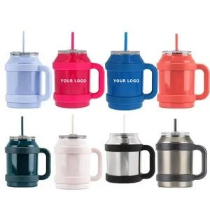 50 oz Mug Tumbler with Handle and Straw 1