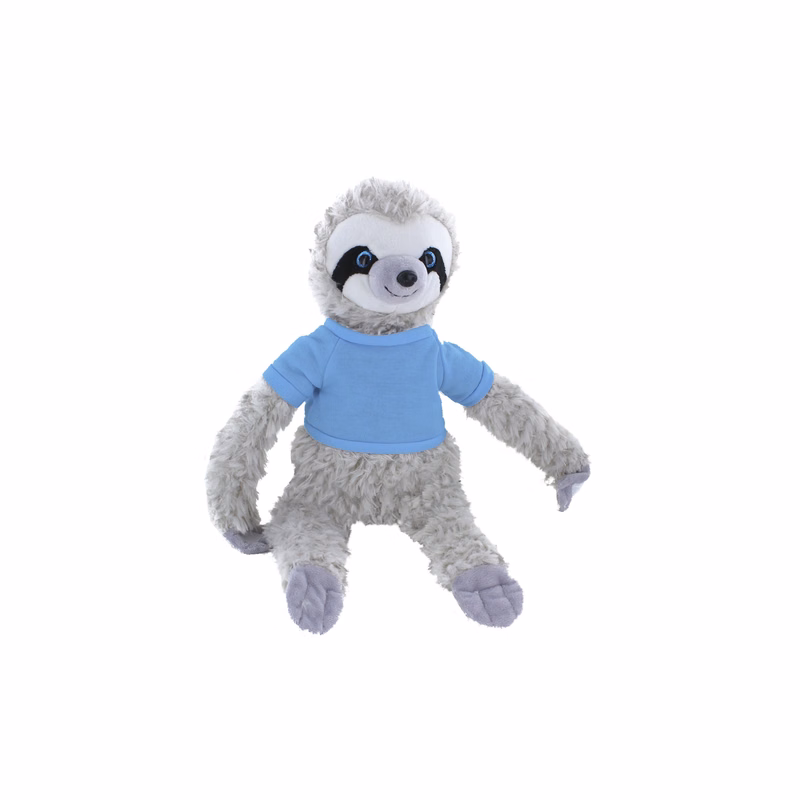 soft plush Sloth with t-shirt