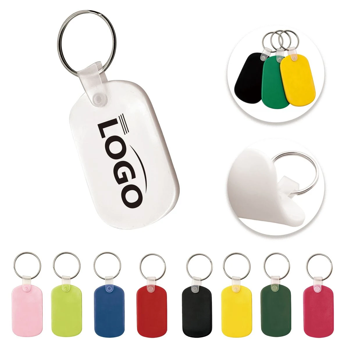 Custom Personalized PVC Hotel Key Tag 1