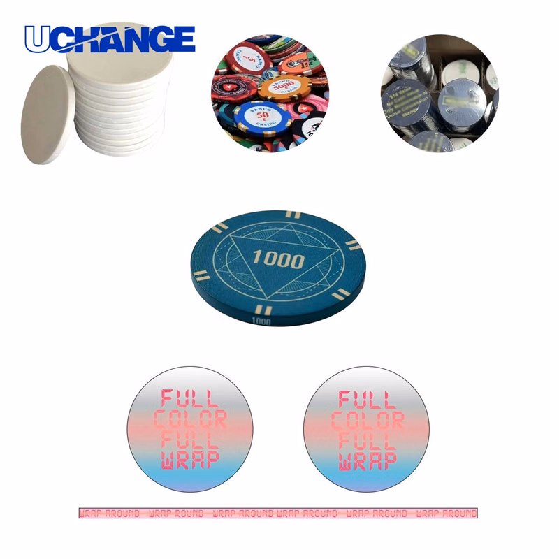 Full Custom Ceramic Poker Chip Token