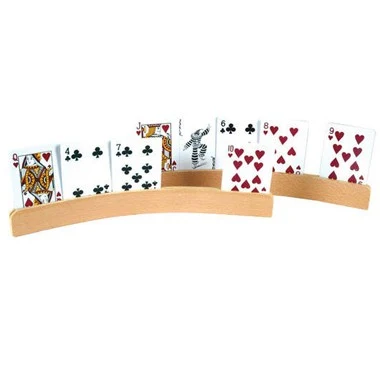 Curve Shape Wooden Card Holders 1