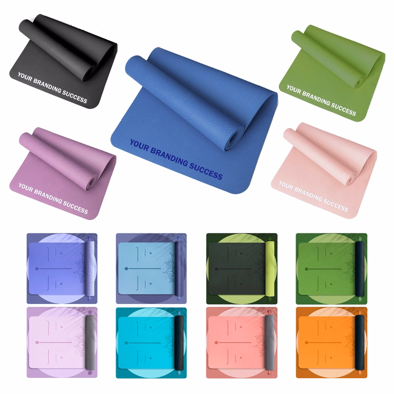MOQ10 TPE Multi-Color Yoga Mat