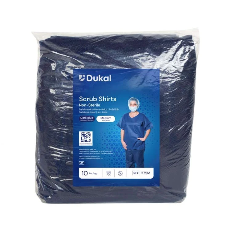 Scrub Shirts Dark Blue Medium 1