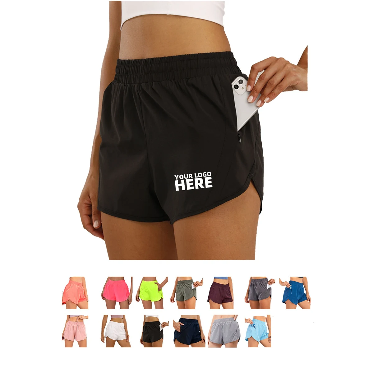 Women's Athletic Running High Waisted Short 1