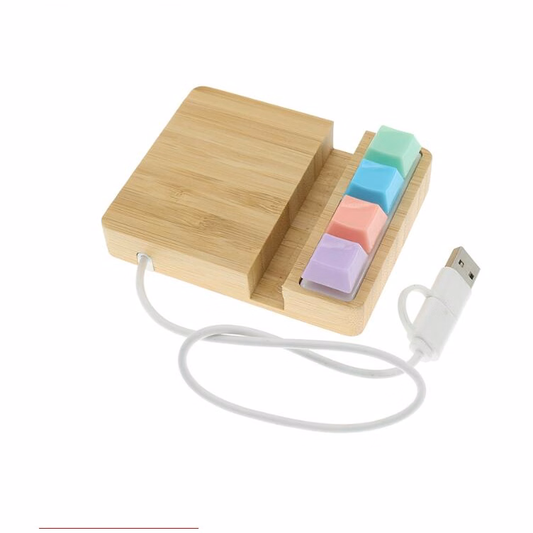 Bamboo Stress Relief Wireless Charger