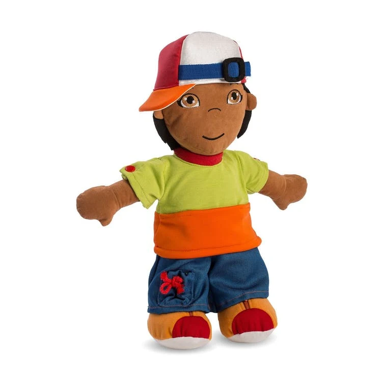 Boy in Baseball Cap Fastening Dolls - Washable Ages 2-6 1