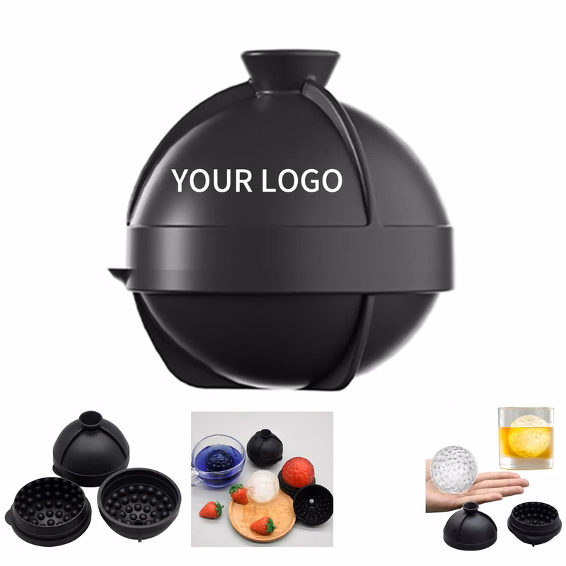 Reusable Silicone Ice Mold for Spherical Ice Balls