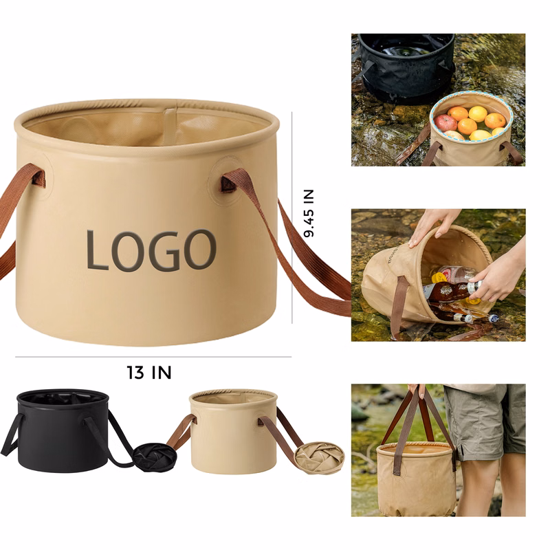 MOQ 100 PCS Durable Folding Bucket