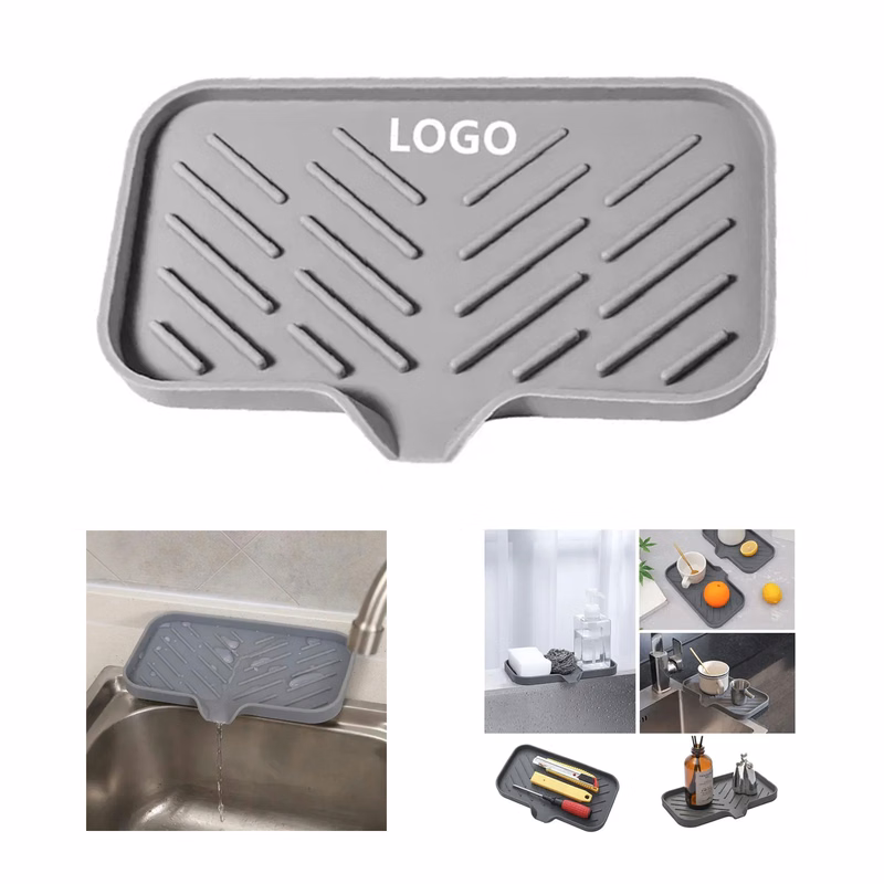 Silicone Soap Holder Sponge Containers With Drain Spout