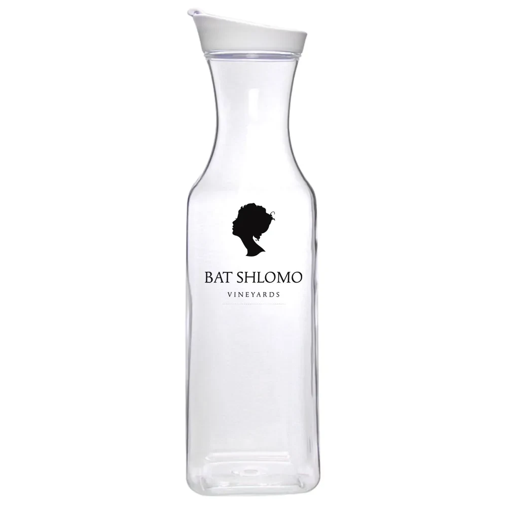 56oz. Acrylic Square Juice Pitcher, custom bottle opener with logo imprint 1