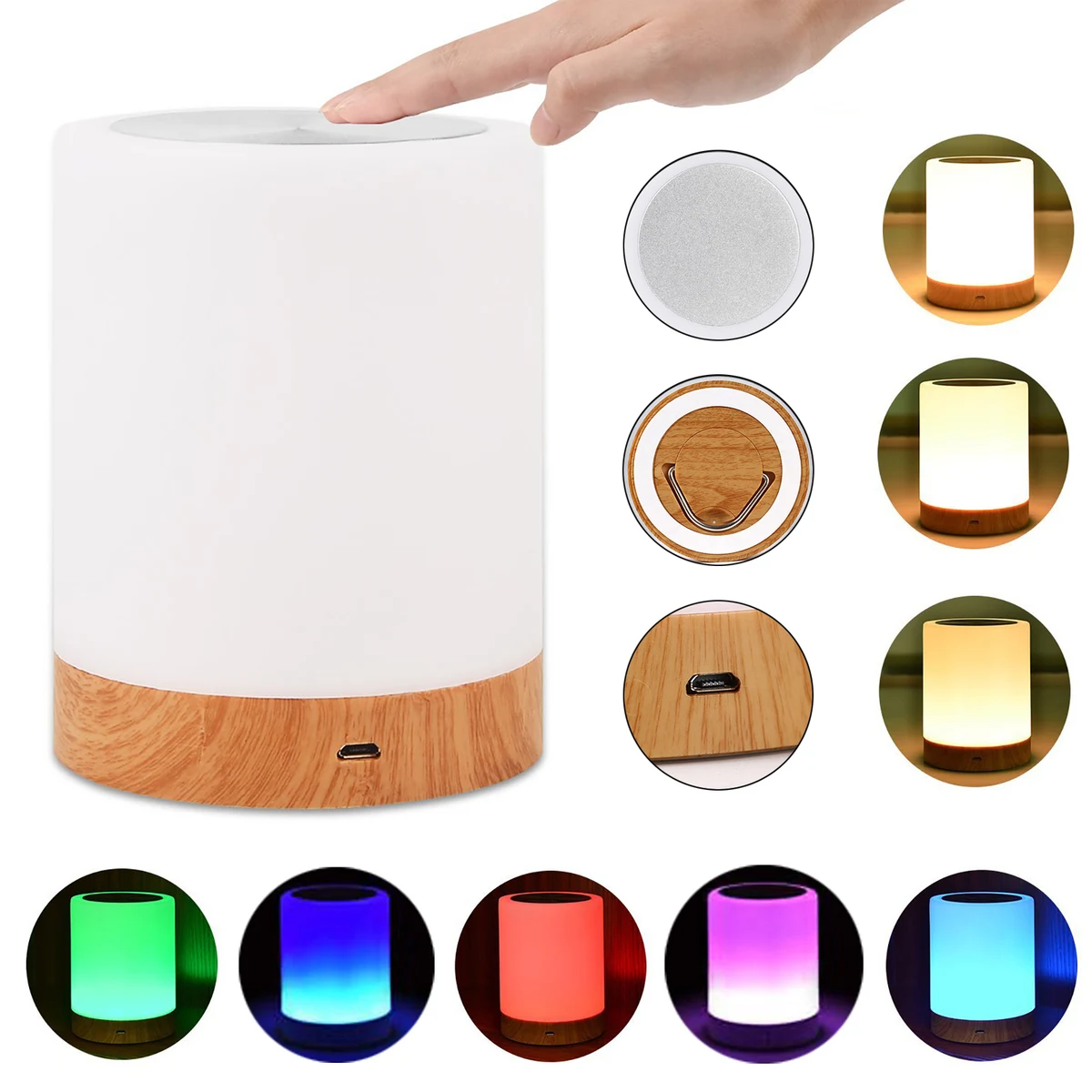 LED Colorful Charging Night Light 1