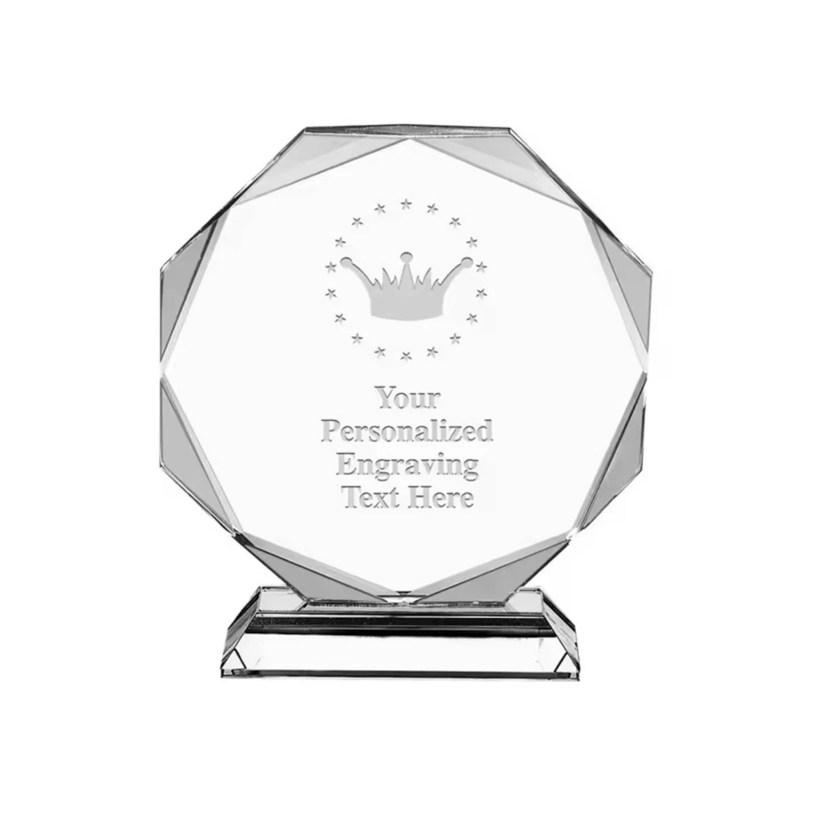 Crystal Transparent Award Trophy 1