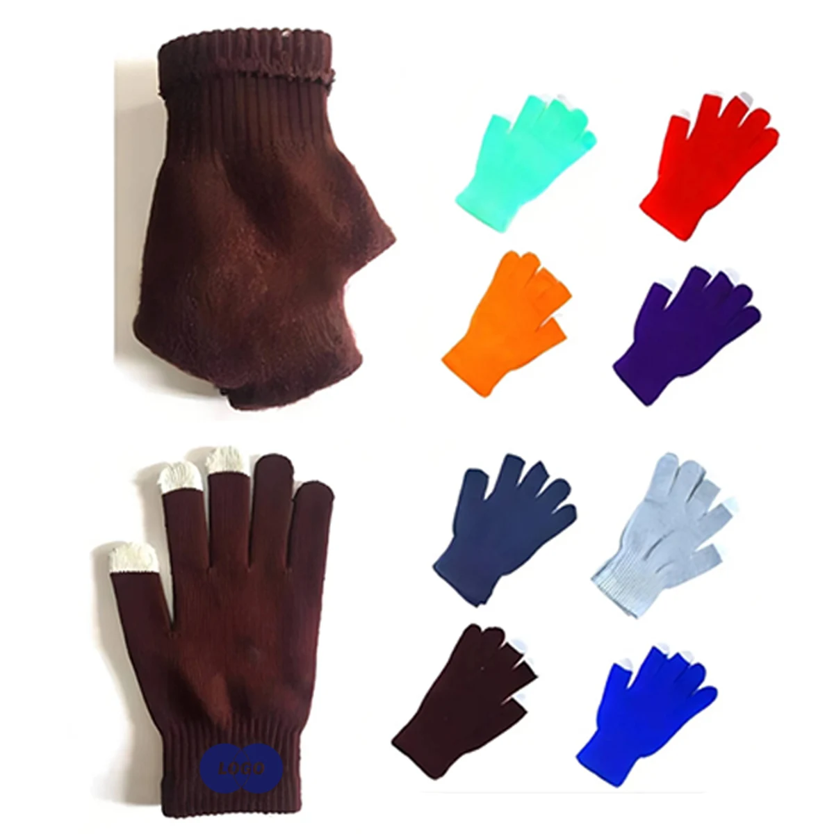 Stylish Full Color Touchscreen Gloves 1