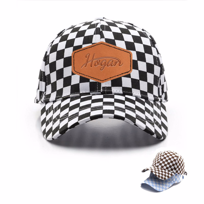 Checkerboard Baseball Cap