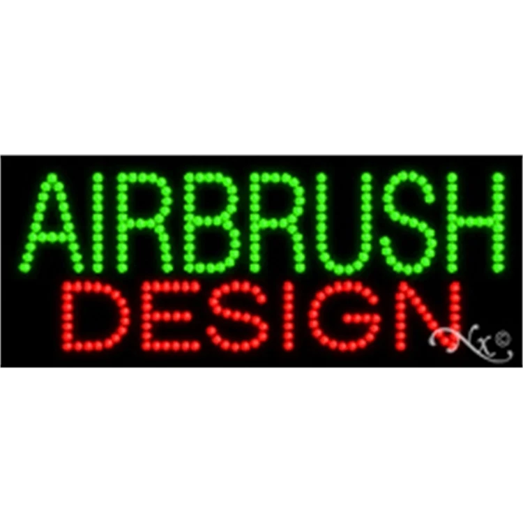 Airbrush Design LED Sign 1