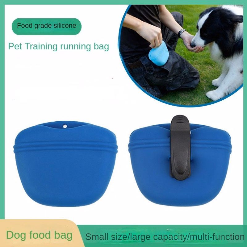 Silicone Portable Dog Treat Bag